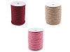 Bavlněná šňůra kroucená Ø8 mm macrame