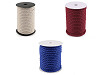 Cordón/cuerda de algodón trenzado Ø8 mm, para macramé