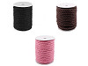 Cordón/cuerda de algodón trenzado Ø8 mm, para macramé