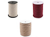 Cordón/cuerda de algodón trenzado Ø8 mm, para macramé