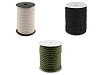 Corda / Cordoncino, in cotone intrecciato, dimensioni: Ø 8 mm, macramè
