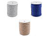 Cordón/cuerda de algodón trenzado Ø8 mm, para macramé