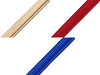 Liseré en biais satiné, largeur 10 mm