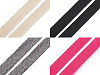 Cordon plat en coton, largeur 15 mm