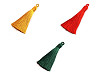 Borla decorativa, largo 80 mm