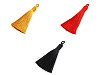 Pompon décoratif, longueur 8 cm