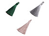 Pompon décoratif, longueur 8 cm