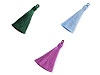 Borla decorativa, largo 80 mm