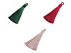 Pompon décoratif, longueur 8 cm