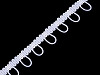Trimming Braid with Stretch Loops for Buttons width 15 mm