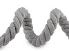 Cordon torsadé en coton, Ø 20 mm, Macramé