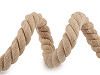 Cordon torsadé en coton, Ø 20 mm, Macramé