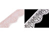Liseré en dentelle, largeur 90 mm