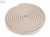 Twisted Cotton Rope for Handbag Handle Ø14 mm stiff