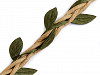 Cotton Braided String with Leaves width 30 mm