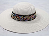 Jacquard Ribbon Costume Trim with Sequins width 45 mm Velvet Imitation