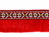 Prýmek indiánský s třásněmi šíře 35 mm