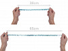 Flitrový prýmek šíře 10 mm elastický