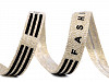 Trouser Side Stripe / Clothing Braid with Lurex Fashion 15 mm