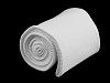 Maille en coton élastique pour bords de sweat-shirt - forme tunnel, 8 x 80 cm