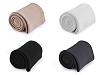 Maille en coton élastique pour bords de sweat-shirt - forme tunnel, 8 x 80 cm