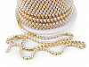 Imitation Pearl Chain Trim / Braid width 2.5 mm