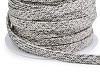 Kordel flach, hohl, meliert für Sweatshirts und Jogginghosen, Breite 10 mm