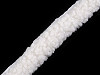 Quilting edging trim / imitation lamb fur, round, width 3.5 cm