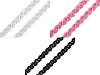 Passamaneria in cotone, motivo: treccia, larghezza: 8 mm