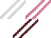 Passamaneria in cotone, motivo: treccia, larghezza: 8 mm