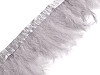 Garniture en plumes de dinde, largeur 9-12 cm