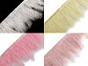 Trimming - turkey feathers, width 9-12 cm