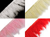 Garniture en plumes de dinde, largeur 9-12 cm