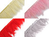 Borte – Truthahnfedern, Breite 9–12 cm