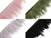 Trimming - turkey feathers, width 9-12 cm