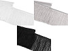 Fringe, shiny, width 18 cm