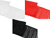 Fringe, shiny, width 18 cm