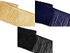 Fringe, shiny, width 18 cm