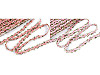 Embroidered trimming braid with 3D flowers, width 20 mm