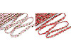 Bestickte Borte mit 3D-Blumen, Breite 20 mm