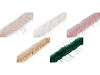 Tufted clothing / decorative fur with long hair, width 6 cm