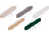 Tufted clothing / decorative fur with long hair, width 6 cm