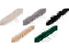 Tufted clothing / decorative fur with long hair, width 6 cm