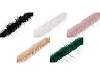 Fourrure décorative à poils longs pour vêtements, largeur 6 cm