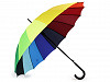 Regenschirm für Damen Automatik Regenbogen
