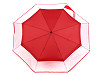 Női összecsukható esernyő átlátszó szegővel