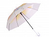 Parapluie transparent à ouverture automatique pour femmes/filles
