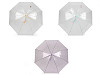Damen/Mädchen Regenschirm Automatik transparent