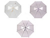 Parapluie transparent à ouverture automatique pour femmes
