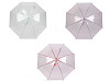 Damen/Mädchen Regenschirm Automatik transparent